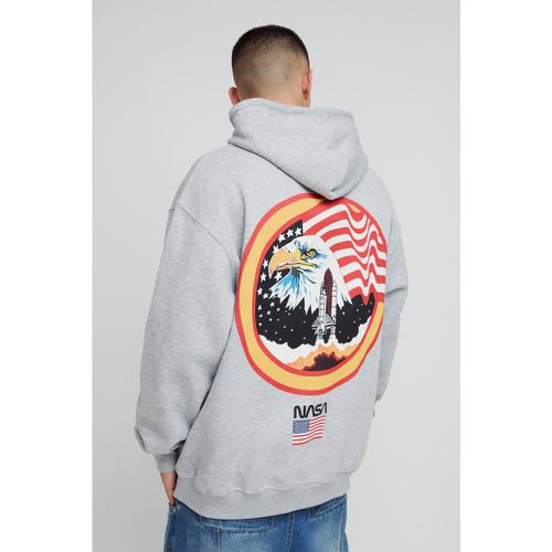 Sweat à capuche oversize à imprimé Nasa homme - S - Boohooman - Modalova