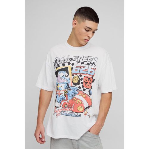 T-Shirt Oversize Universitaire À Imprimé Disney - S - boohoo - Modalova