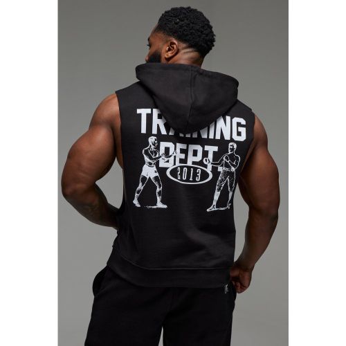 Sweat à capuche oversize sans manches - MAN Active x Everlast - S - Boohooman - Modalova