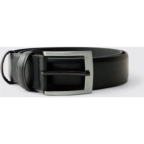 Ceinture à boucle argentée - S - Boohooman - Modalova