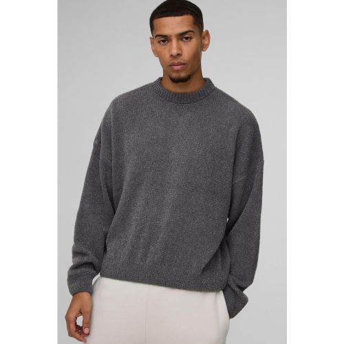 Sweat oversize en maille - M - Boohooman - Modalova