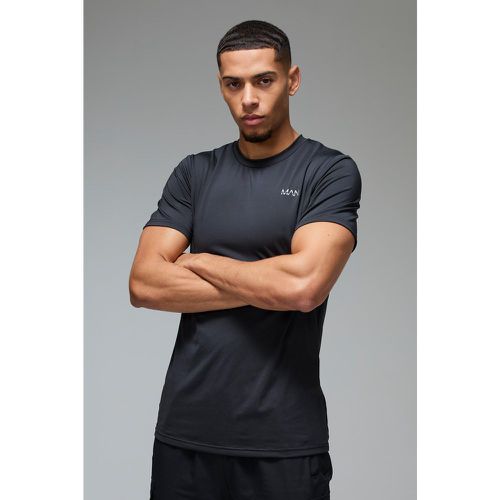 T-shirt de sport droit imprimé - MAN Active homme - S - Boohooman - Modalova