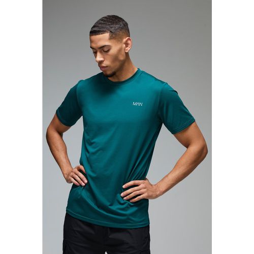 T-shirt de sport droit imprimé - MAN Active homme - S - Boohooman - Modalova