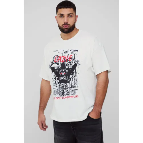 T-shirt oversize imprimé Easy E - XXXL - Boohooman - Modalova