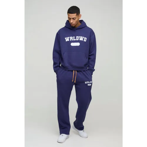 Survêtement oversize imprimé - S - Boohooman - Modalova
