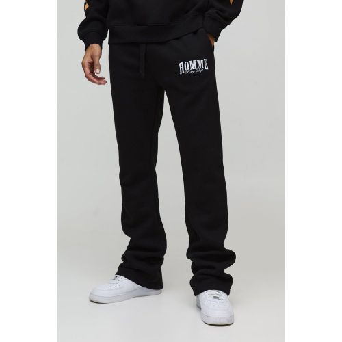 Jogging slim à volants évasés - S - Boohooman - Modalova
