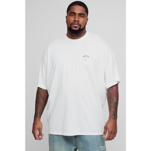 Grande Taille - T-Shirt Oversize À Broderie - Xxl - boohoo - Modalova