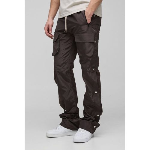 Tall" - Pantalon Cargo Évasé À Taille Élastiquée - M - boohoo - Modalova