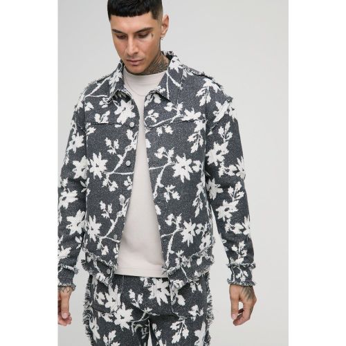 Tall - Surchemise oversize fleurie - S - Boohooman - Modalova