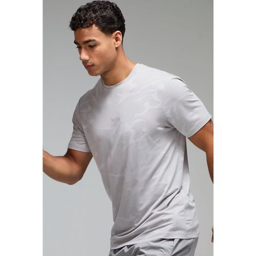 T-shirt de sport à imprimé camouflage - MAN Active homme - S - Boohooman - Modalova