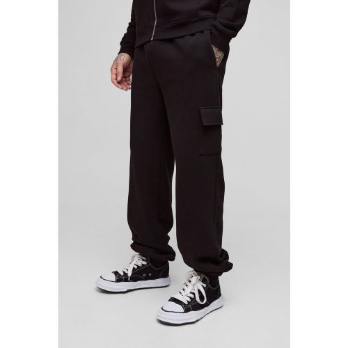Tall - Jogging cargo large épais - S - Boohooman - Modalova