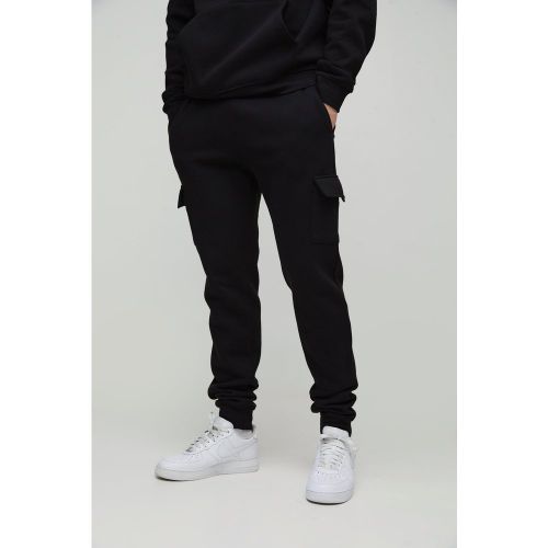 Tall - Jogging cargo skinny épais - S - Boohooman - Modalova
