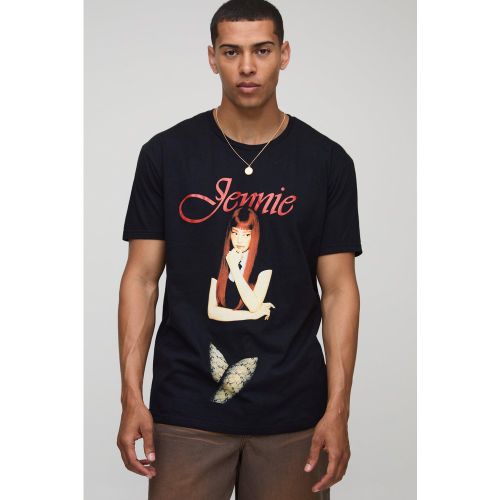T-shirt oversize à imprimé Jennie Kim - S - Boohooman - Modalova