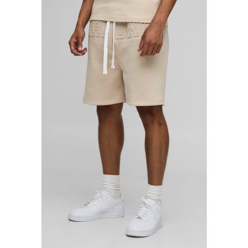 Short oversize à imprimé Worldwide - S - Boohooman - Modalova