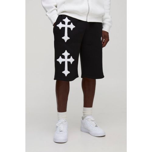 Short oversize à imprimé Worldwide - S - Boohooman - Modalova