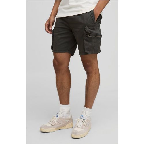 Short cargo à taille élastiquée - S - Boohooman - Modalova