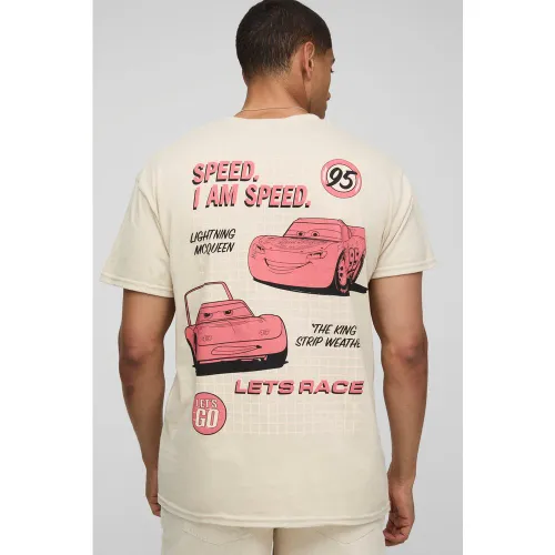 T-shirt oversize imprimé Disney Cars - S - Boohooman - Modalova
