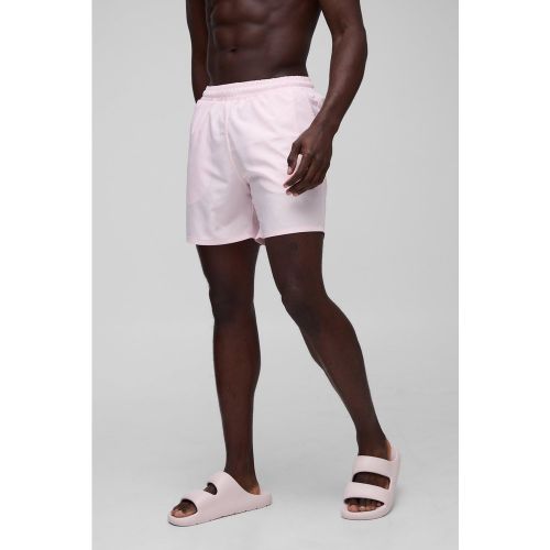 Short de bain droit mi-long uni - S - Boohooman - Modalova