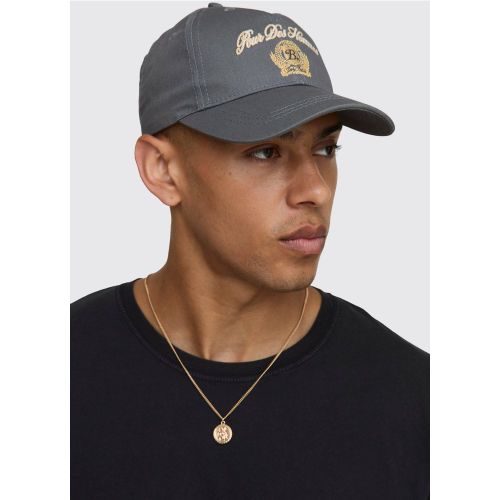Casquette en twill à broderie - ONE SIZE - Boohooman - Modalova