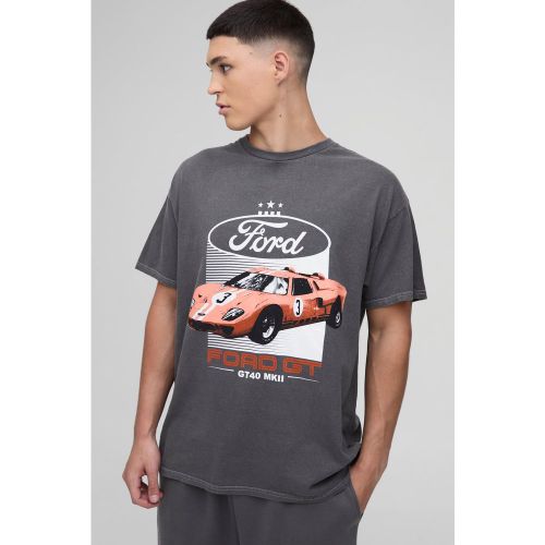 T-shirt oversize délavé à imprimé Ford GT - S - Boohooman - Modalova