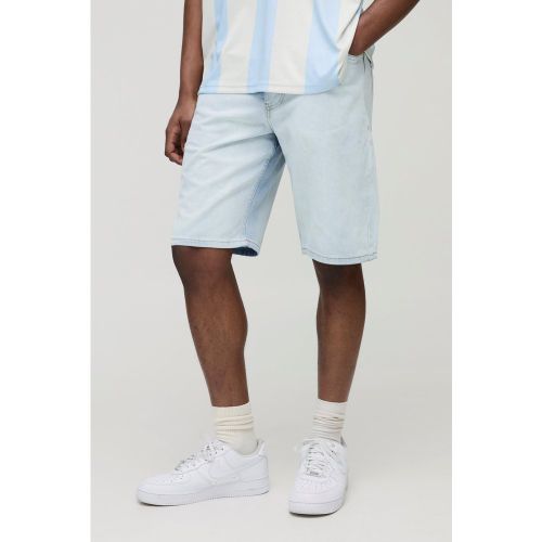 Short large délavé en jean - 28 - Boohooman - Modalova