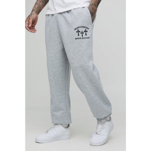 Tall - Jogging oversize à imprimé croisé - 2XL - Boohooman - Modalova