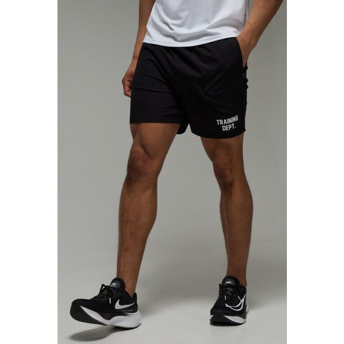 Short de sport à slogan - MAN Active homme - 2XL - Boohooman - Modalova