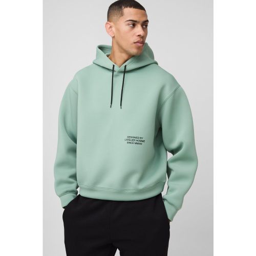 Sweat à capuche oversize à attaches homme - S - Boohooman - Modalova