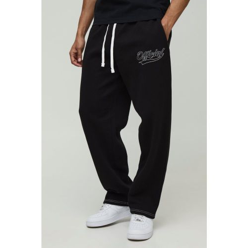 Jogging oversize à coutures contrastantes - Official - S - Boohooman - Modalova