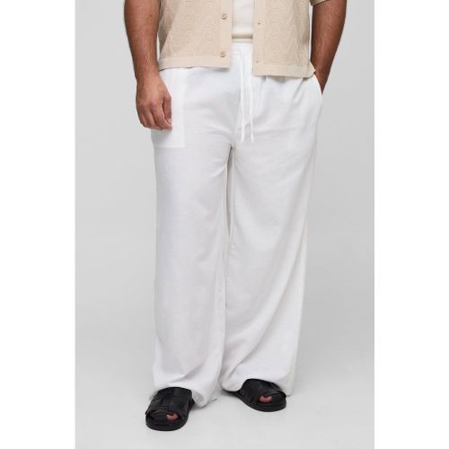 Grande taille - Pantalon baggy à taille élastiquée - 2XL - Boohooman - Modalova