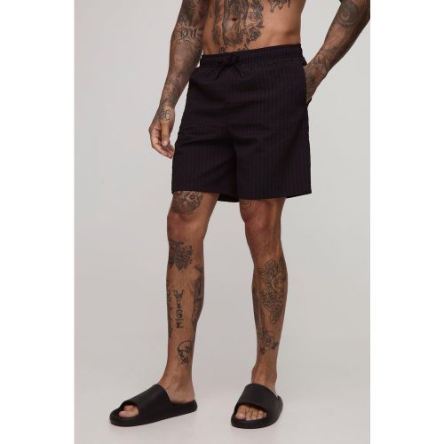Tall - Short de bain mi-long à carreaux - 2XL - Boohooman - Modalova