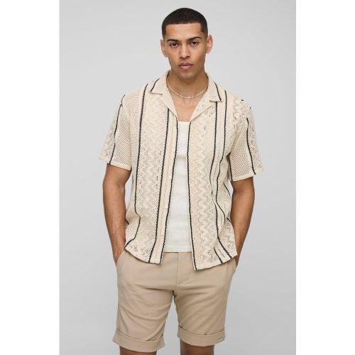Chemise oversize rayée - S - Boohooman - Modalova
