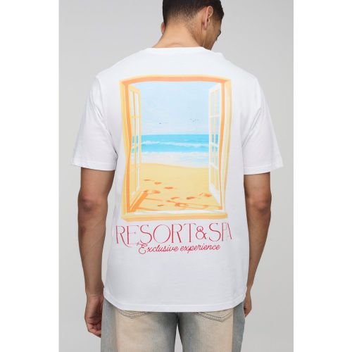 T-shirt à imprimé plage - S - Boohooman - Modalova