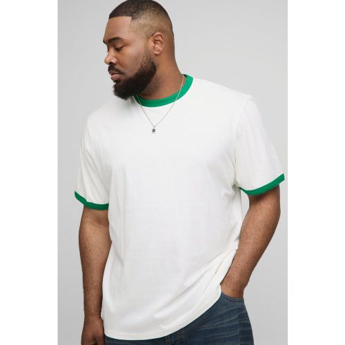 Grande taille - T-shirt à col ras-du-cou - 2XL - Boohooman - Modalova