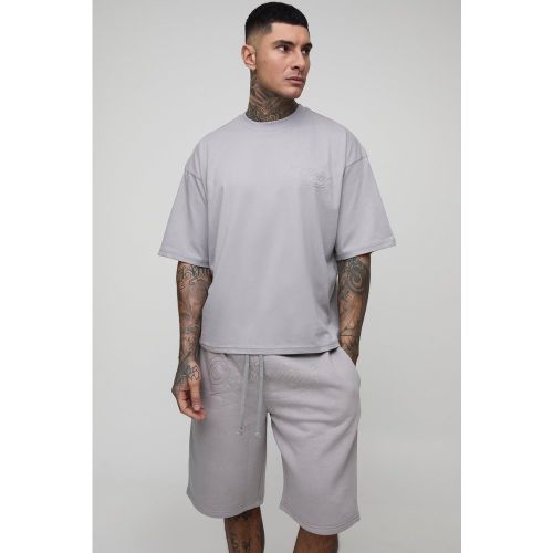 Tall - Ensemble oversize à coutures contrastantes - Official - 2XL - Boohooman - Modalova