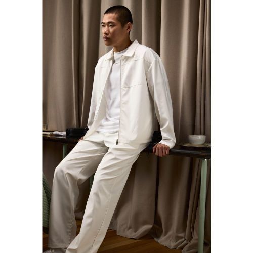 Ensemble avec veste zippée et veste - S - Boohooman - Modalova