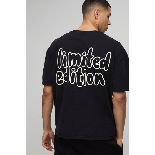 T-shirt oversize délavé - S - Boohooman - Modalova