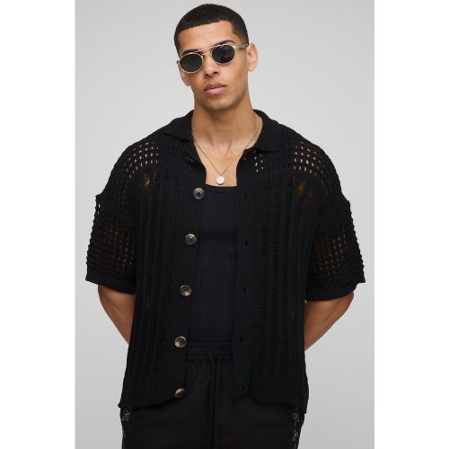 Chemise rayée à coutures apparentes - S - Boohooman - Modalova