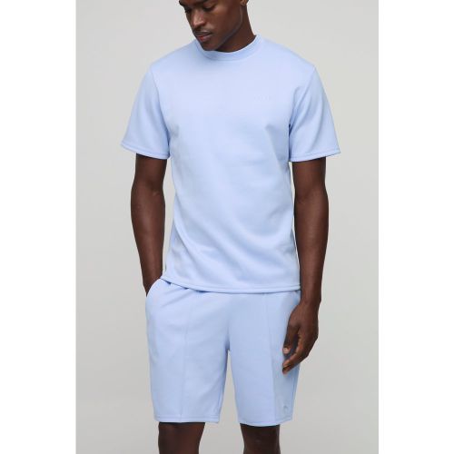 Ensemble droit avec t-shirt et short - MAN - S - Boohooman - Modalova