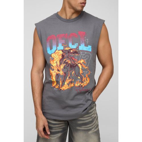 Débardeur oversize imprimé - Ofcl - S - Boohooman - Modalova