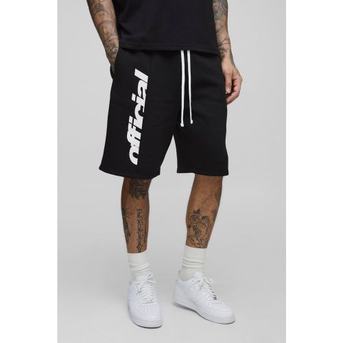 Tall - Short oversize en jersey - Official - 2XL - Boohooman - Modalova