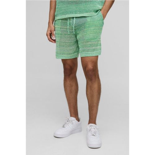Short large en maille torsadée - S - Boohooman - Modalova
