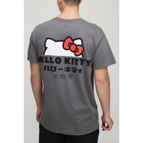 T-shirt oversize à imprimé Hello Kitty - S - Boohooman - Modalova