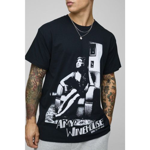 T-shirt oversize à imprimé Amy Winehouse - S - Boohooman - Modalova