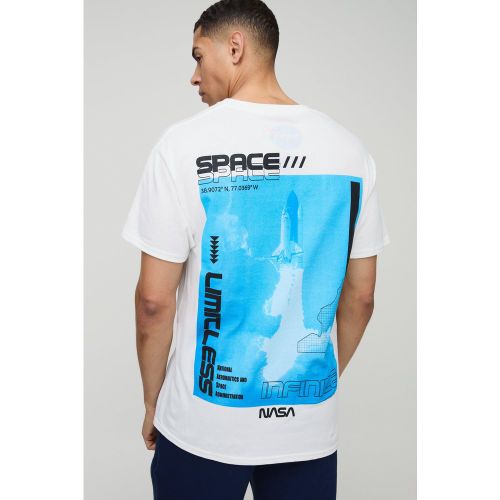 T-shirt oversize à imprimé NASA - S - Boohooman - Modalova