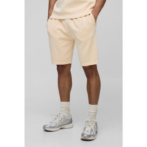 Short slim côtelé délavé - S - Boohooman - Modalova