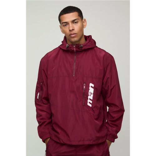 Veste oversize universitaire à capuche - MAN homme - S - Boohooman - Modalova