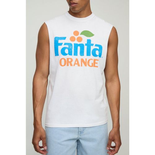 Débardeur droit à imprimé Fanta homme - S - Boohooman - Modalova