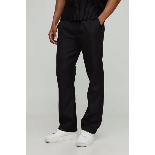 Pantalon flare froncé - S - Boohooman - Modalova