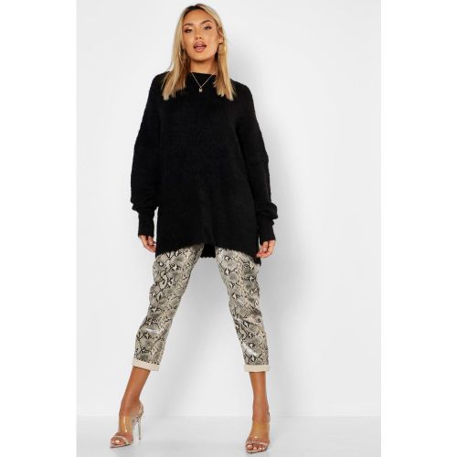 Pull Boyfriend Oversize En Maille Côtelée - S/M - boohoo - Modalova